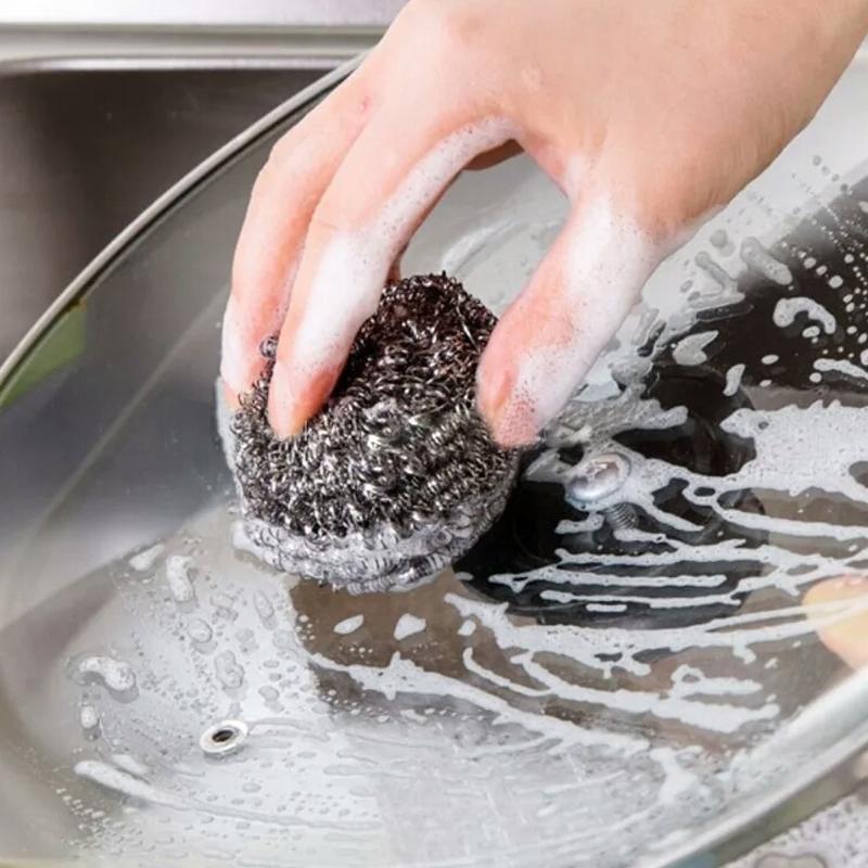 2388 Round Shape Stainless Steel Ball Scrubber (Pack Of 12) 2388 Round Shape Stainless Steel Ball Scrubber (Pack Of 12)